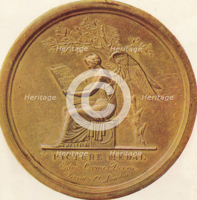 ''The Battles of the British Army from 1808 to 1814 - Picture medal', 1815, (1910).  Artist: Edward Orme.