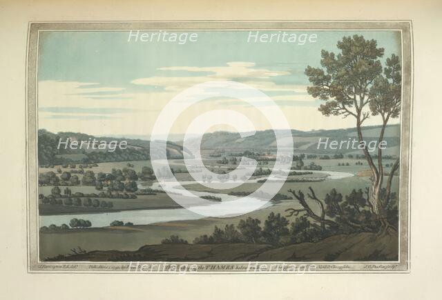 The River Thames, 1794, 1796. Creators: Joseph Farington, Joseph Constantine Stadler.