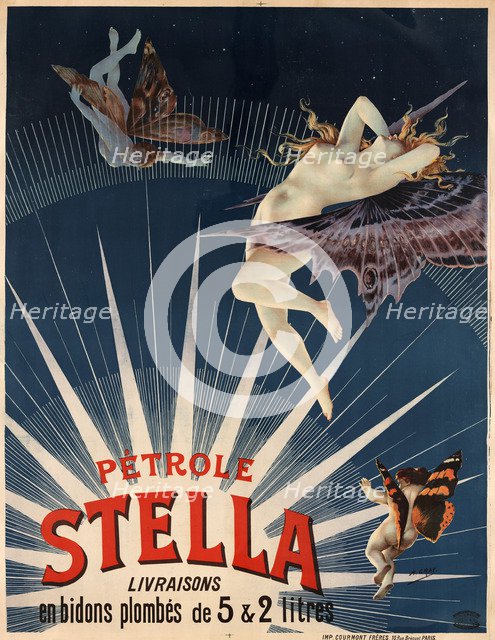 Pétrole Stella (Stella gasoline), 1897.