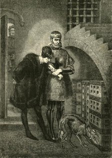 'Louis XI Visiting Cardinal Balue in the Iron Cage', (1469-1481), 1890.   Creator: Unknown.