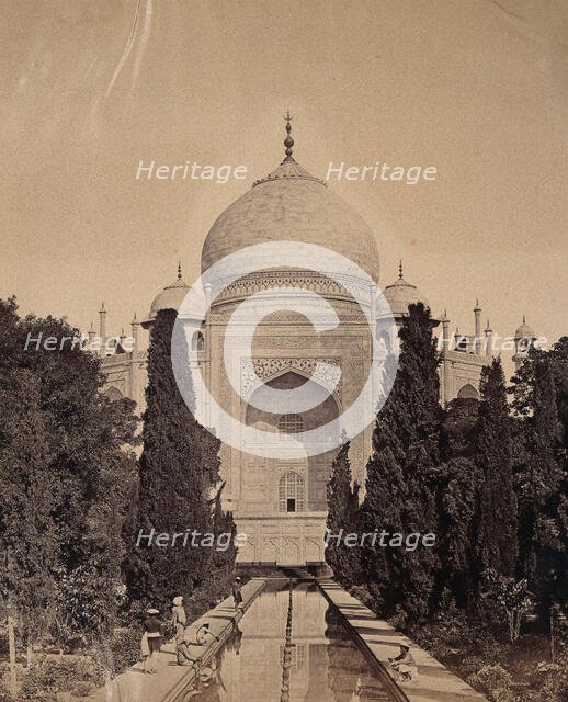The Taj Mahal, Agra, India, c1858. Creator: Felice Beato.