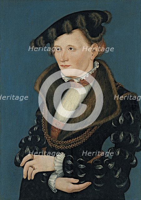 Portrait of a Woman, 1539. Artist: Cranach, Lucas, the Younger (1515-1586)