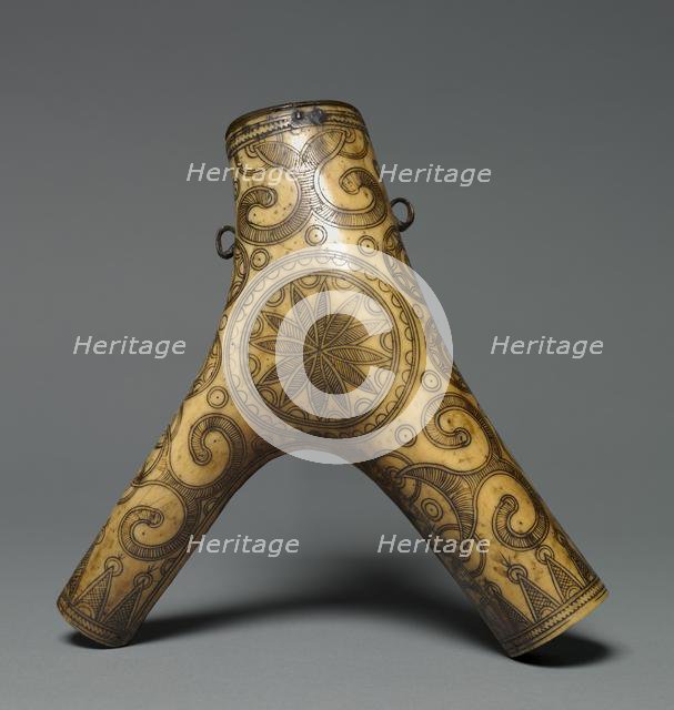 Powder Flask, 1600s. Creator: Unknown.