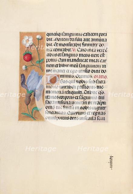 Hours of Queen Isabella the Catholic, Queen of Spain: Fol. 46v, c. 1500. Creator: Master of the First Prayerbook of Maximillian (Flemish, c. 1444-1519); Associates, and.