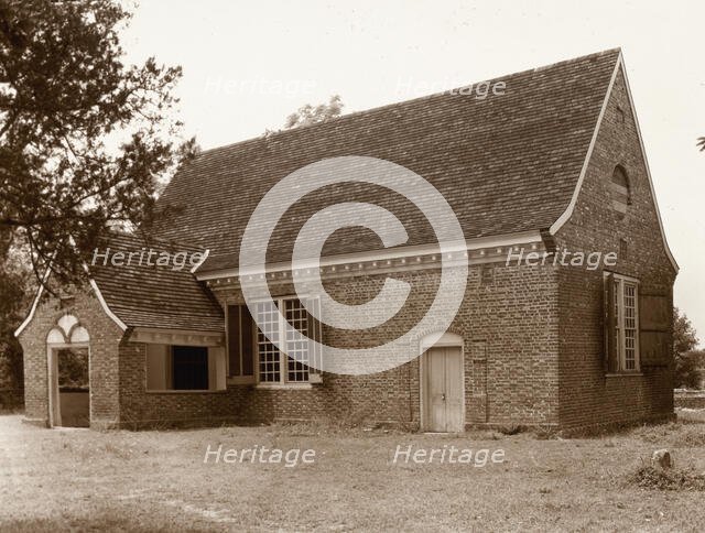 Yeocomico Church, Cople Parish, Hague vicinity, Westmoreland County, Virginia, c1930 - 1939. Creator: Frances Benjamin Johnston.