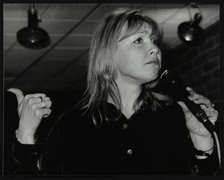 Vocalist Tina May at The Fairway, Welwyn Garden City, Hertfordshire, 7 March 1999. Artist: Denis Williams