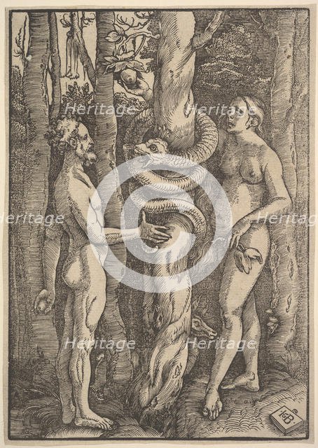 Adam and Eve, 1514. Creator: Hans Baldung.