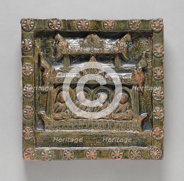 Monks in a Temple Holding the Third Buddhist Council, c.1791. Creator: Unknown.