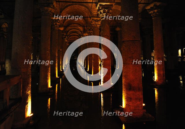 Basilica Cistern, Istanbul, Turkey, 2013. Creator: LTL.