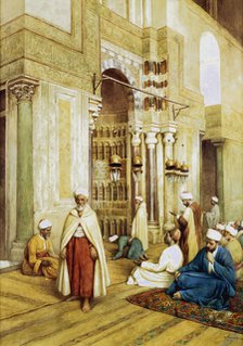 'Worshippers in a Mosque', c1868-1938. Artist: Enrico Tarenghi