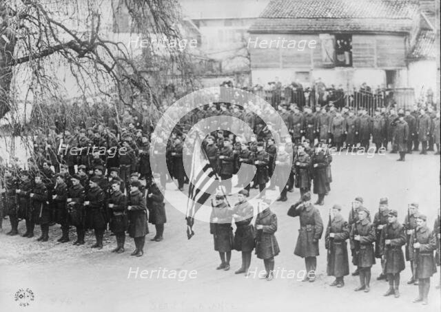 Roosevelt Service, France, 8 Jan 1919. Creator: Bain News Service.