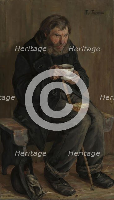A Beggar, probably 1889. Creator: Thorvald Torgersen.