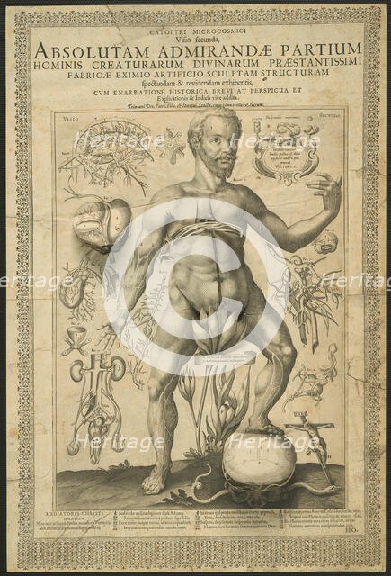 Second Vision, from Mirrors of the Microcosm, 1613. Creator: Lucas Kilian.