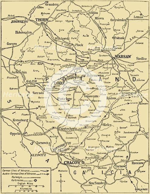 'The Polish Campaign', 1914, (c1920). Creator: Unknown.