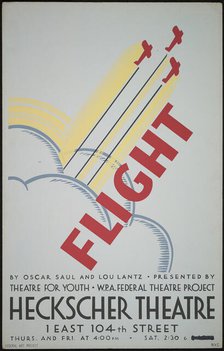 Flight, New York, 1936. Creator: Unknown.