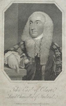 John Fitzgibbon, Earl of Clare (1749-1802), 1801. Creator: Mackenzie (British).