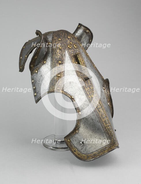 Demi Shaffron of an Infantry Garniture, , 1570/80. Creator: Unknown.