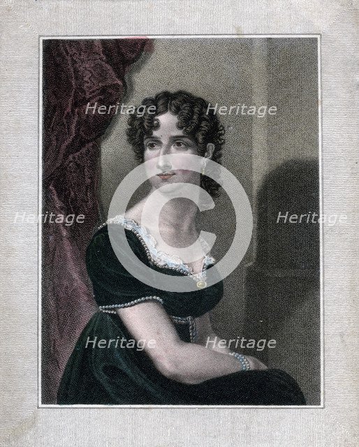 Miss Walstein, c19th century.Artist: W Alais