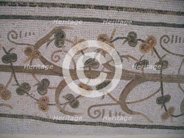 Mosaic, El Jem Museum, El Djem, Tunisia, 2009. Creator: Amanda Waite.