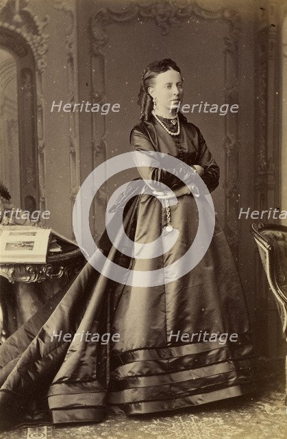 Portrait of Grand Duchess Alexandra Petrovna of Russia (1838-1900), Princess of Oldenburg, 1874.