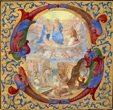 Initial S: The Last Judgment, about 1567-1572. Creator: Unknown.