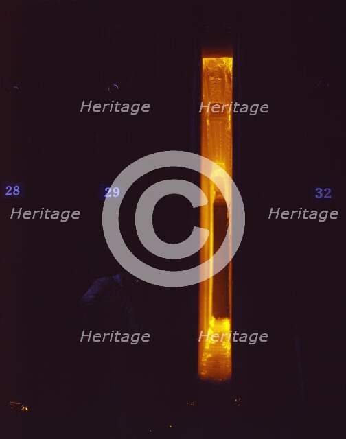 Hanna furnaces of the Great Lakes Steel Corporation, Detroit, Mich. , 1942. Creator: Arthur S Siegel.