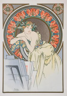 La Femme aux Coquelicots , 1898. Creator: Mucha, Alfons Marie (1860-1939).