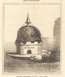 Notre dernier gateau des rois, 1872. Creator: Honore Daumier.