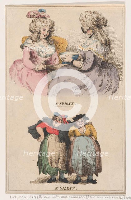St. James's and St. Giles's, December 1, 1791., December 1, 1791. Creator: Thomas Rowlandson.