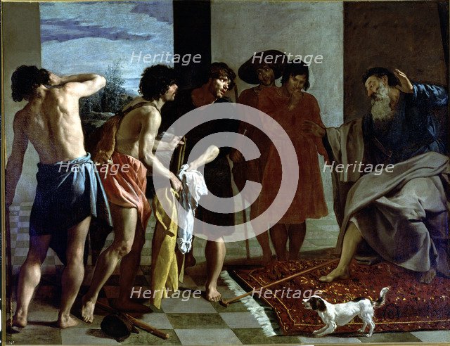  'Joseph's tunic', oil Painting by Diego Velazquez.