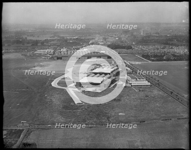 View north over Croydon Airport, Croydon, London, c1930s. Creator: Arthur William Hobart.