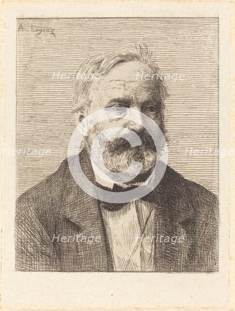 Victor Hugo, 1st plate. Creator: Alphonse Legros.