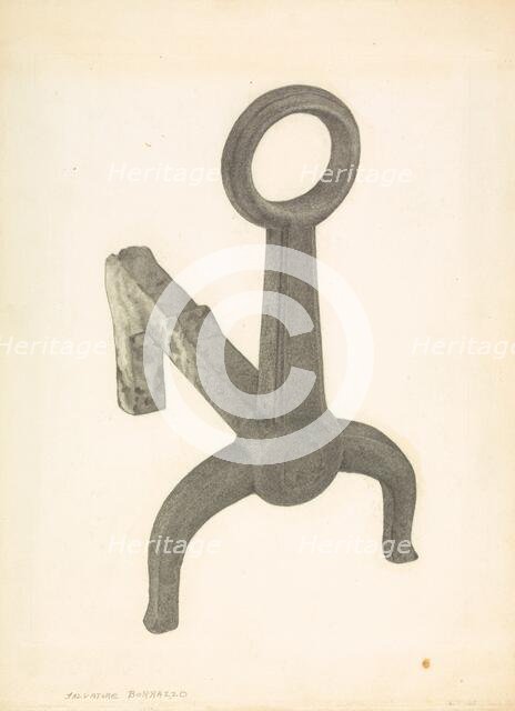 Andiron, 1935/1942. Creator: Salvatore Borrazzo.