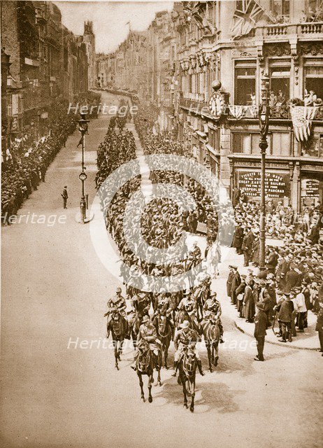 Anzac Day in London, April 25th, 1919.