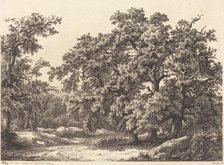 Oaks, 1840. Creator: Eugene Blery.
