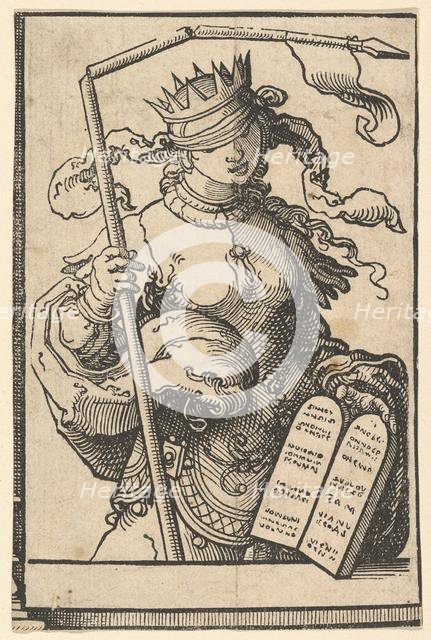 The Old Testament (or Synagogue), from the series of Sibyls, ca. 1530. Creator: Lucas van Leyden.