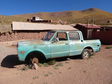 Chevrolet pick-up truck abandonded, Chile 2019. Creator: Unknown.