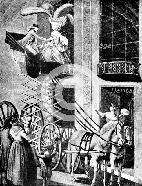 'The New-fashioned Phaeton', 1776. Artist: Unknown