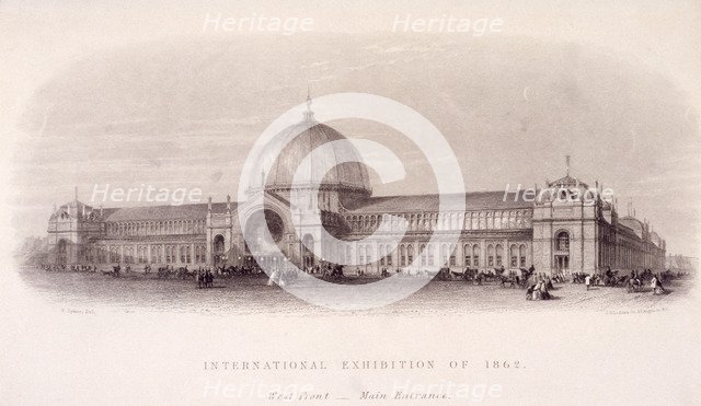 Cromwell Road, Kensington, London, 1862. Artist: John Le Keux