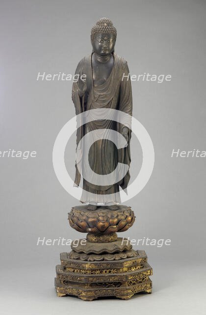 Amitabha (Jap:  Amida), Kamakura period, 13th century. Creator: Unknown.