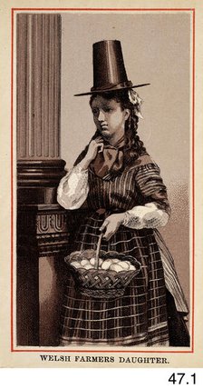 Welsh Farmer's Daughter, c1860s-1880s. Creator: Charles Smith Allen.