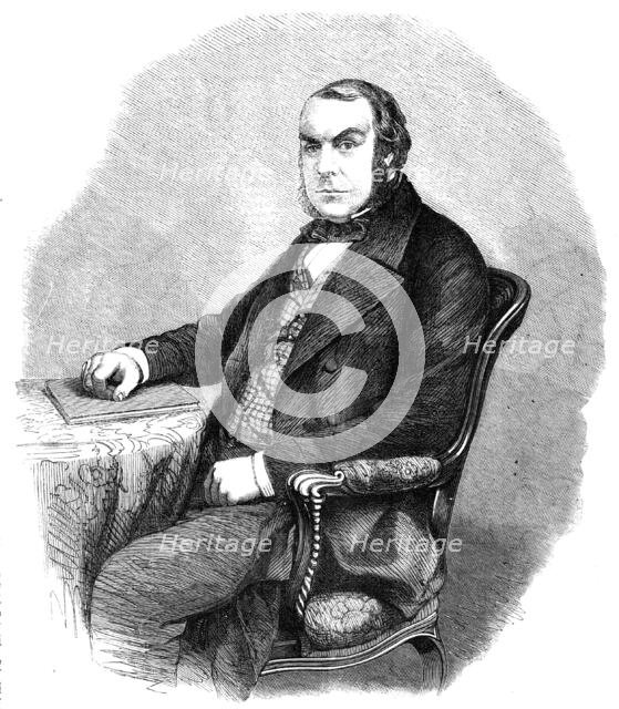 The late Professor Quekett, 1861. Creator: Unknown.