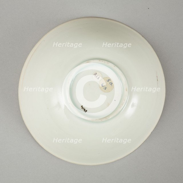 Qingbai glazed deep bowl, Yuan dynasty (1279-1368). Artist: Unknown.