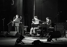 Kenny Burrell, Jon Faddis, Frank Foster, Jimmy Smith, Philip Morris Jazz Festival, London, Nov 1985. Creator: Brian O'Connor.