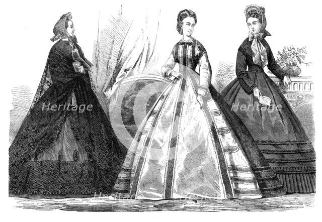 Paris fashions for May, 1864. Creator: Unknown.