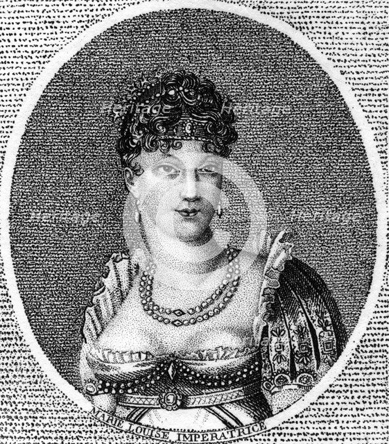 Empress Marie Louise, Empress of France, second wife of Napoleon Bonaparte, (1791-1847). Artist: Unknown