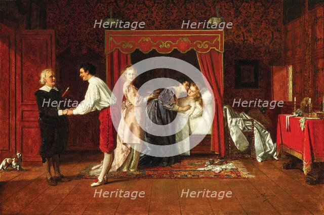 The morning after the wedding. Creator: Pecru, Charles François (1826-1907).