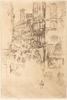 The Rialto, 1880. Creator: James Abbott McNeill Whistler.