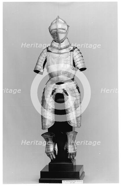 Half-armour (Composed), German, dated 1562 (helmet ca. 1560). Creator: Unknown.
