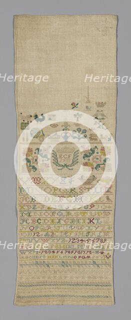 Sampler, Germany, 1771. Creator: Unknown.